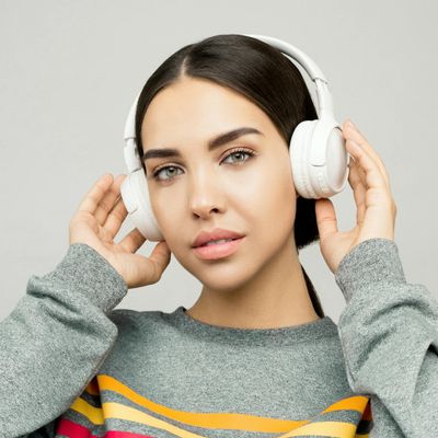 Person holding a difficult balancing pose.